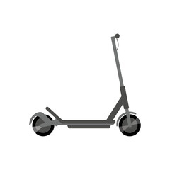 Electric scooter. Vector color illustration.