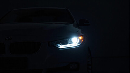 car in the night