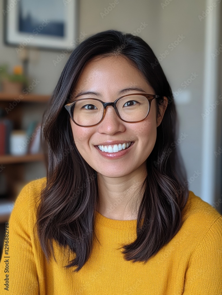 Fototapete vibrant video call featuring diverse individuals smiling and connecting from different locations at 