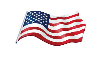 Obraz premium Global Nations Representation, International Unity, Global Concept, and Geographic Diversity Illustration and American flag paint texture grunge usa flag Art & Illustration
