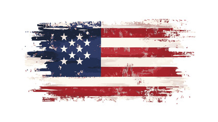 Global Nations Representation, International Unity, Global Concept, and Geographic Diversity Illustration and American flag paint texture grunge usa flag Art & Illustration