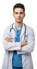 Fototapeta premium A medical worker in uniform
