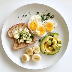 Delicious healthy breakfast ideas home kitchen food photography bright lighting close-up nutrition
