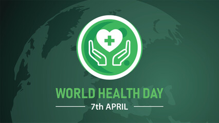 Global World Health Day Awareness Graphic with Date