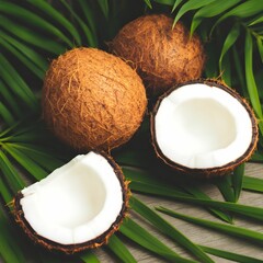 "Fresh Coconuts: The Essence of Tropical Paradise"