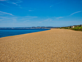 Chesil Beach, near Abbotsbury, Dorset England