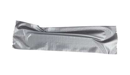 a piece of reinforced tape pasted on the wall, isolated from the  background