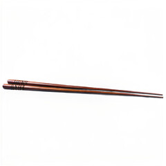 wooden chopsticks isolated on a transparent background