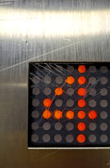 Written Wording in Distressed State Typography Found Ransom Number 4