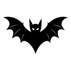 Bat Silhouette Vector Art Design