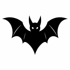 Bat Silhouette Vector Art Design