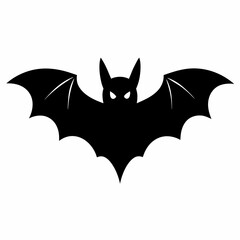 Bat Silhouette Vector Art Design