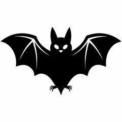 Bat Silhouette Vector Art Design