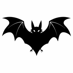 Bat Silhouette Vector Art Design