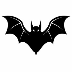 Bat Silhouette Vector Art Design