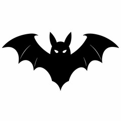 Bat Silhouette Vector Art Design
