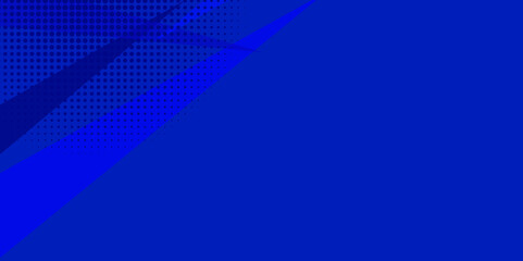 Obraz premium Gradient blue background divided by diagonal. overlap layer and geometric wave shapes. Futuristic technology digital abstract blue colorful design banner. Perfect design for headline and sale banner.