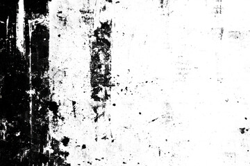 Fototapeta premium grunge black and white distressed scratched texture overlay transparent background