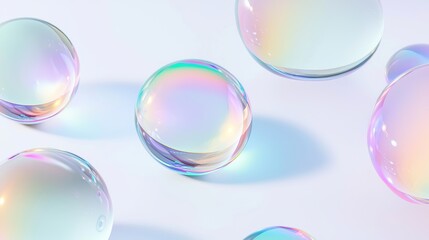 Minimalist AI-inspired floating holographic shapes casting dynamic neon shadows