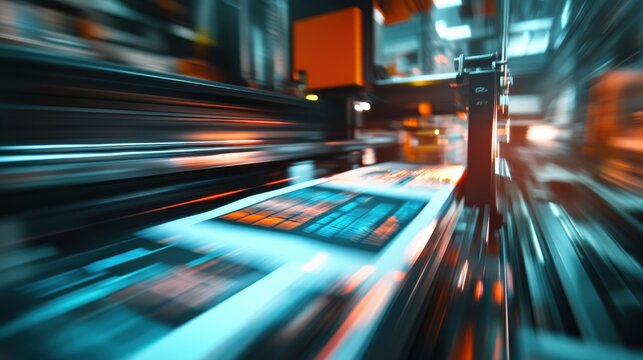 Modern Data Printing System in Action