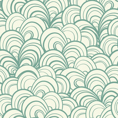 Seamless floral pattern based on traditional folk art ornaments. Colorful flowers on color background. Scandinavian style. Sweden nordic style. Vector illustration. Simple minimalistic pattern.