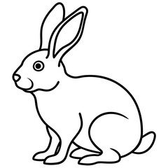 Elegant Rabbit Vector Illustration