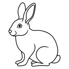 Elegant Rabbit Vector Illustration
