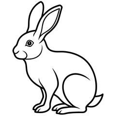 Elegant Rabbit Vector Illustration