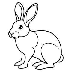 Elegant Rabbit Vector Illustration