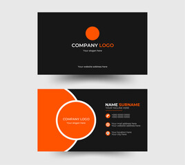 Double-sided creative business card design template.White Minimal Business Card Mockup.
Clean professional business card template. Simple business card layout horizontal and vertical . Vector file