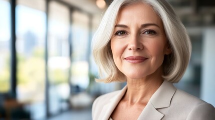 Fototapeta premium Confident Professional Woman in Power Suit 