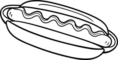 Hot Dog in a Bun