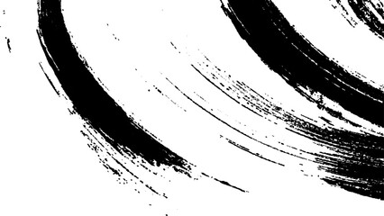 Fototapeta premium Grunge black and white urban vector texture. design brush strokes. Overlay texture. Faded black-white dyed paper texture. Sketch grunge design. Use for poster, cover, banner, mock-up, stickers layout.