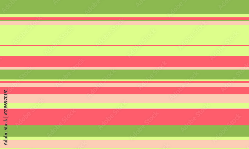 Aufkleber geometric stripes seamless vector pattern with horizontal lines in varied colours, creating an abstr