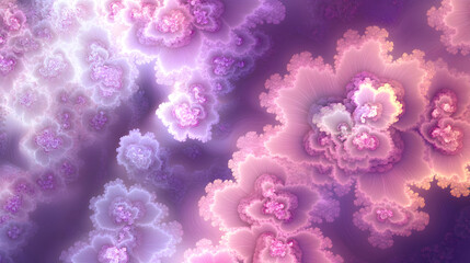 A background of purple and pink clouds with an explosion effect
