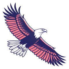 Obraz premium Majestic Eagle in Flight