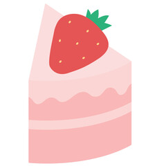 strawberry cake icon