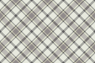 Fototapeta premium Ribbon tartan texture plaid, simple pattern background textile. Business fabric vector seamless check in grey and white colors.
