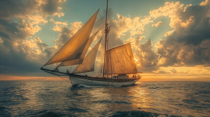 This sleek twin-mast sailing ketch gracefully cuts_021