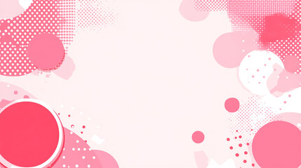 Elegant Pink Abstract Shapes Background Design