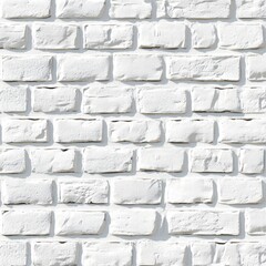 Fototapeta premium White brick wall background texture