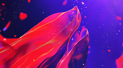 Abstract Vibrant Fluid Design
