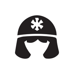  children helmet icon design template vector