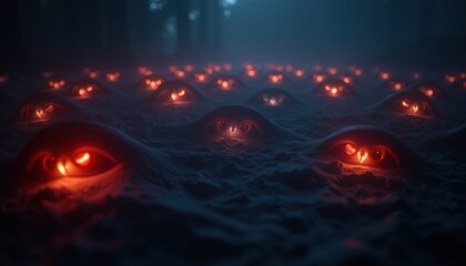  Ominous Eyes Peering Through the Night