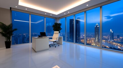Business travelers in a modern airport lounge