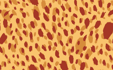 Abstract modern leopard seamless pattern. Animals trendy background. Color decorative vector stock illustration for print, card, postcard, fabric, textile. Modern ornament of stylized skin.