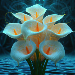 Elegant Calla Lily in Full Bloom