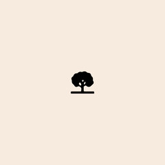 Tree icon flat vector design. 