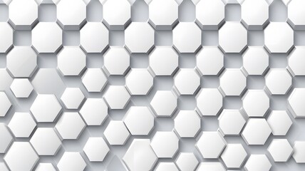 Fototapeta premium An intriguing black abstract background featuring a hexagon pattern with a radiant blue glow on a dark grey surface. SEAMLESS PATTERN