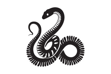 Snake Silhouettes for Logos, Stickers, and Digital Prints